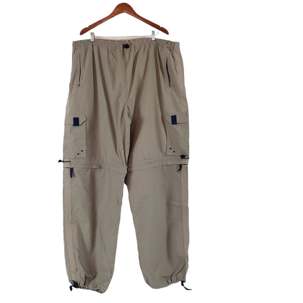 ProActive Mens SIZE XXL Convertible Pants Hiking Casual Outdoor Fishing 35" Inse